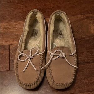 UGG Sand Moccasin Slippers with Bow